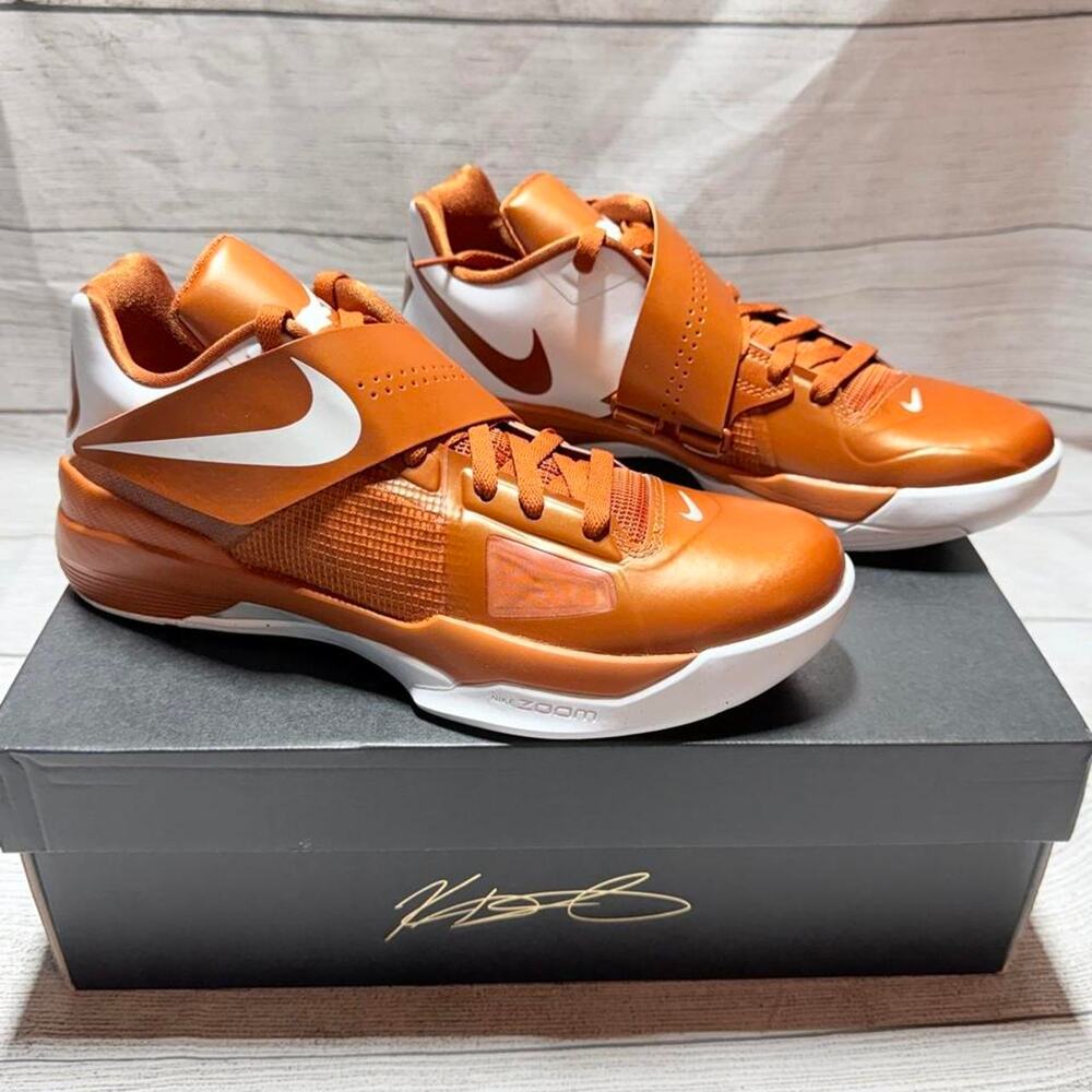 Nike zoom kd iv texas longhorns US mens 8